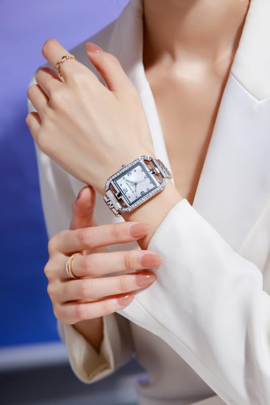 Giordano Analog Watch for Women– Stylish Dial with Crystal Accents, Metal Strap, Quartz Movement – Elegant Accessory for Special Occasions - GZ-60108 - Image 2
