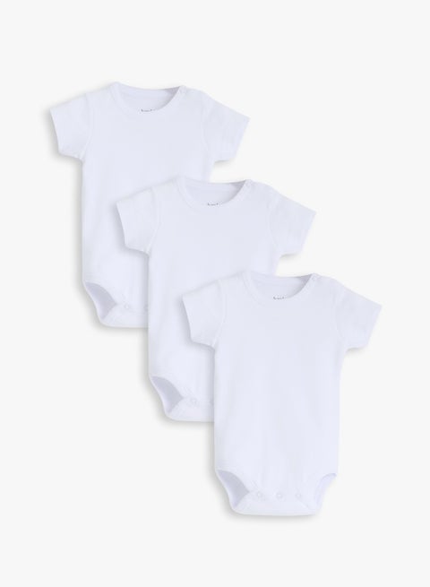 بادي سوت قطن عبوة 3 قطع بيبي للجنسين