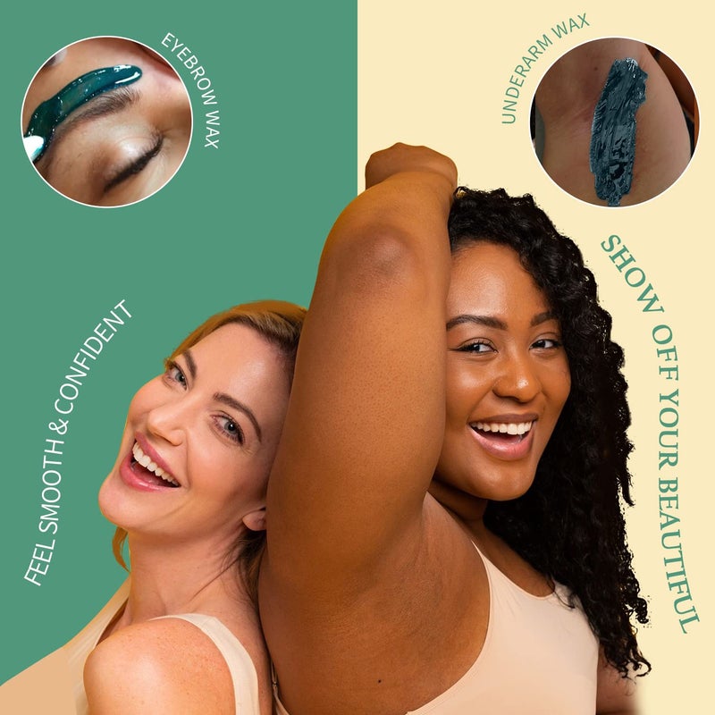 Maxpearl Hard Wax Beads, 300g Hair Removal Wax Beans for Brazilian Bikini, Face, Eyebrows, Underarms, Arms, Chest, Back, Legs, Pack of 3 - Image 4
