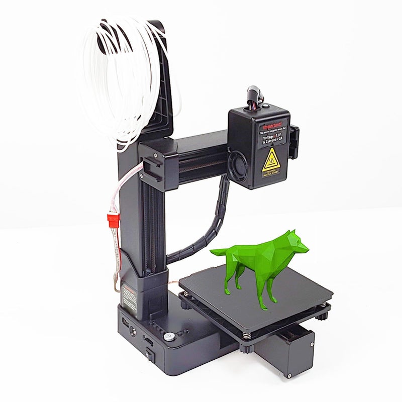 3D Printer 10 40mm S Print Speed Compact High Accuracy DIY Build Volume Rapid Heating Printing Educational Tool US Plug Black - Image 2
