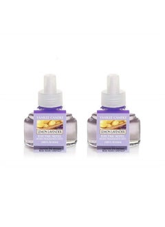 YANKEE CANDLE Lemon Lavender 2-Pack Scent Plug Refills Set of 2 Bottles 0.625 oz Each 