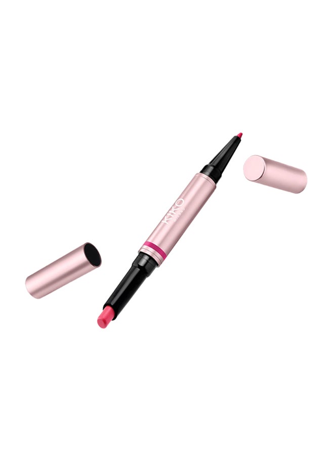 KIKO MILANO Days In Bloom 2-In-1 Vibrant Lipstick And Pencil 06 Pink life  - Image 2