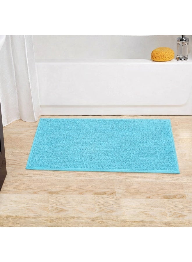 Bliss Casa - Bath Mats (2 Pack, 50 x 90 cm) - 1000 GSM Bathroom Mat for Toilets, Super Soft and Extra Absorbent Floor Mats For Elegant Look - Image 4