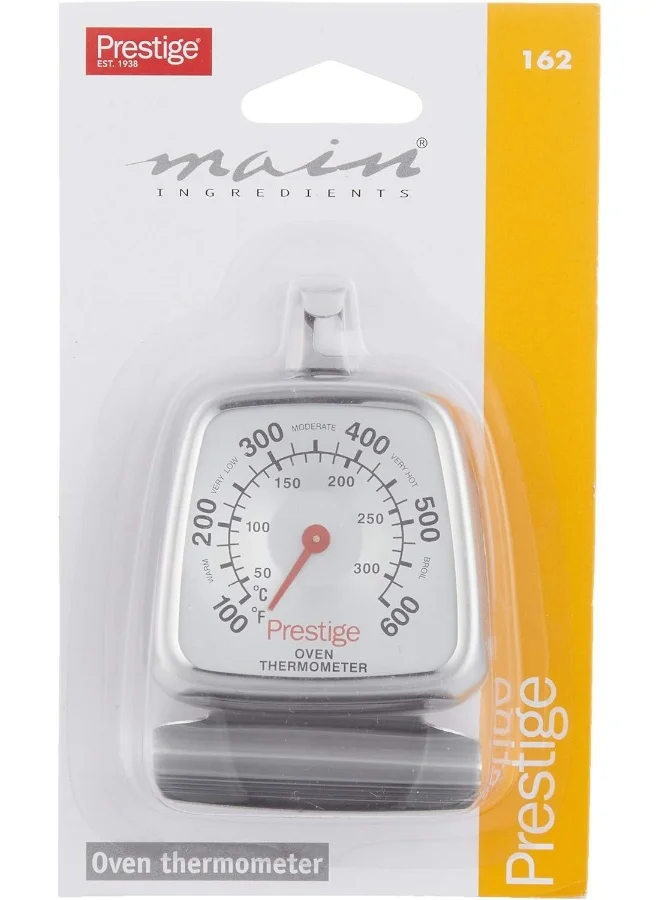 برستيج Prestige Oven Thermometer | Durable | High Accuracy | Wide Temperature Range-Silver فضي ‎3x15.6x9.6سم