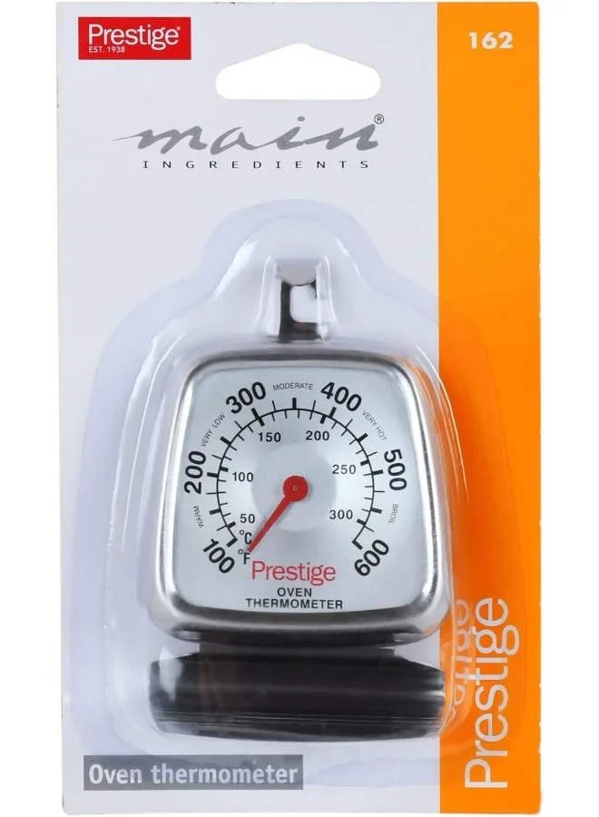 برستيج Prestige Oven Thermometer | Durable | High Accuracy | Wide Temperature Range-Silver فضي ‎3x15.6x9.6سم