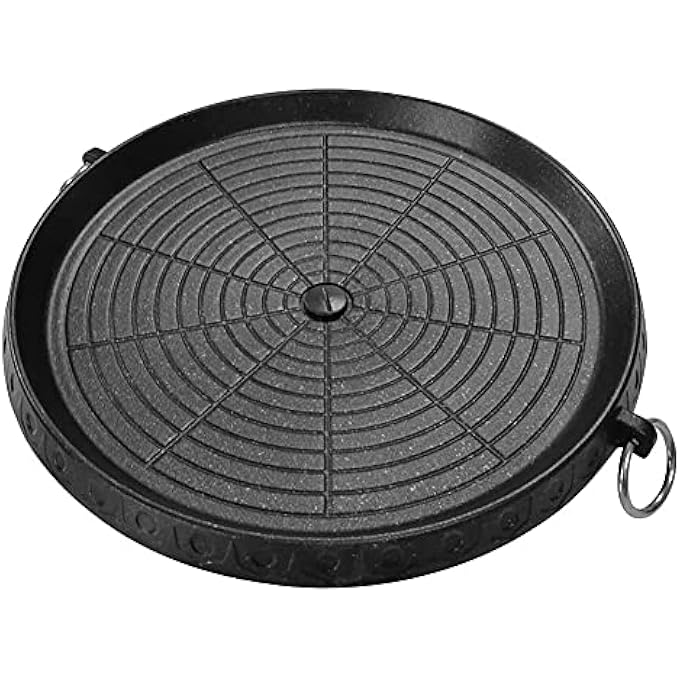 CHYIR Korean Style Bbq Grill Pan With Maifan Coated Surface NonStick Smokeless Barbecue Plate For Indoor Outdoor Grilling - Image 1