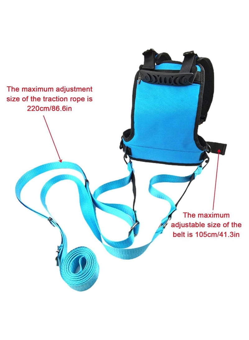 Generic Training Harness for Skating Ski Trainer for Kids Oxford Fabric Ski Strap and Nylon Kids Ski Learning Aid for Speed Control  - Image 4