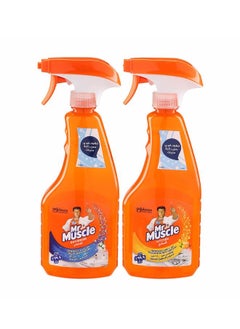 Mr. Mucsle Kitchen And Bathroom Cleaner Pack of 2 Orange  - Image 1