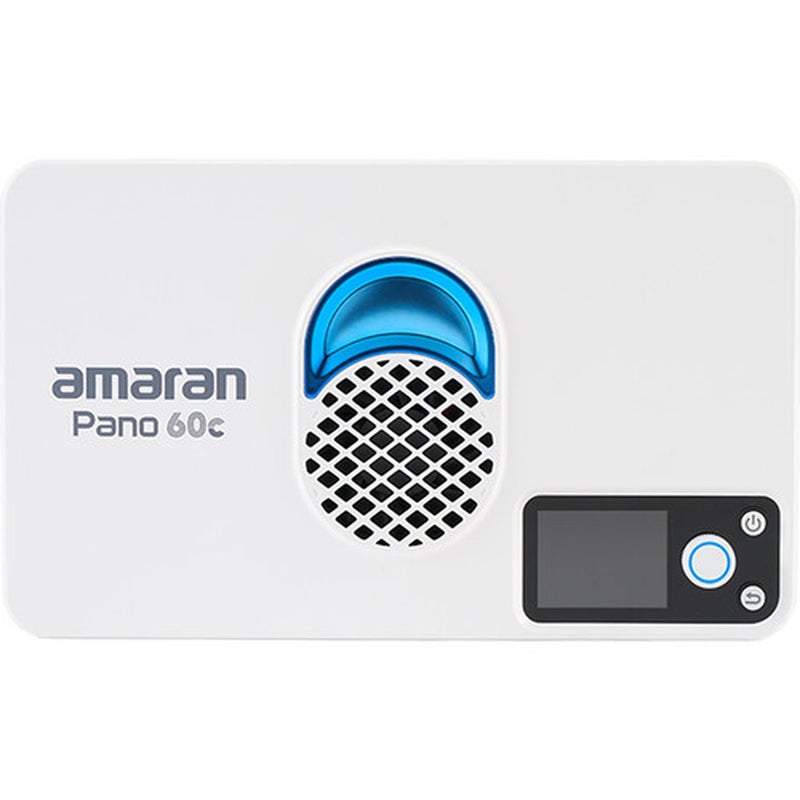 أبتشر Aputure Amaran Pano 60c RGB COB Mobile Light Panel Kit (White) - Image 2