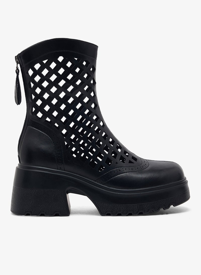 جينجر بوت للكاحل مقصوص بالليزر - Image 1