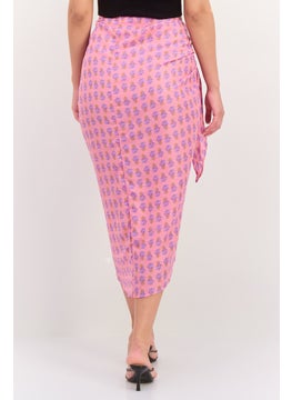 Women Allover Print Wrap Skirt, Pink/Purple Combo - pzsku/ZB32E30F275B647773AFDZ/45/_/1739801698/f700dc8c-1d9d-4545-9473-3eae267590d6