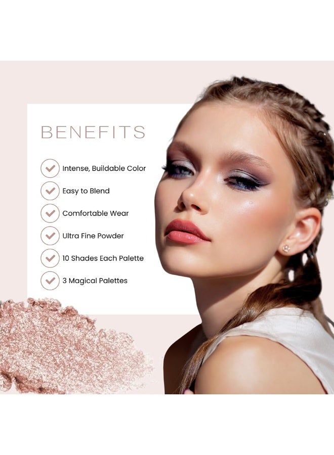 ارماف بيوتي لوحة ظلال العيون "شادو" (Shadow Palette) من "أرماف بوتيه" (Armaf Beauté): لوحة مكياج 10 في 1، تضم 10 درجات لونية رائعة | OhSoChill، الوزن 131 جم. - Image 2