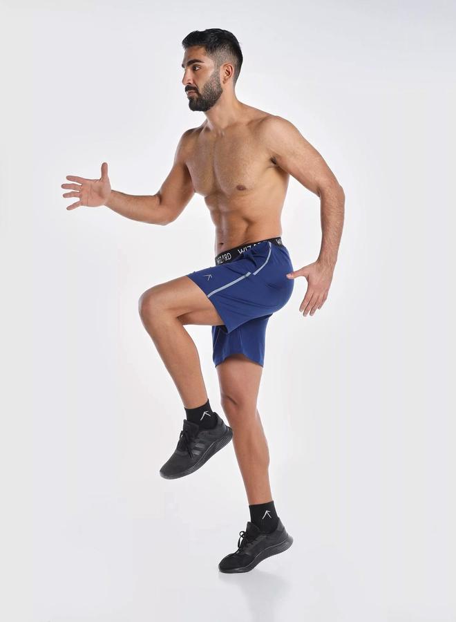 Wizard Men Blue Performance Shorts - Image 3