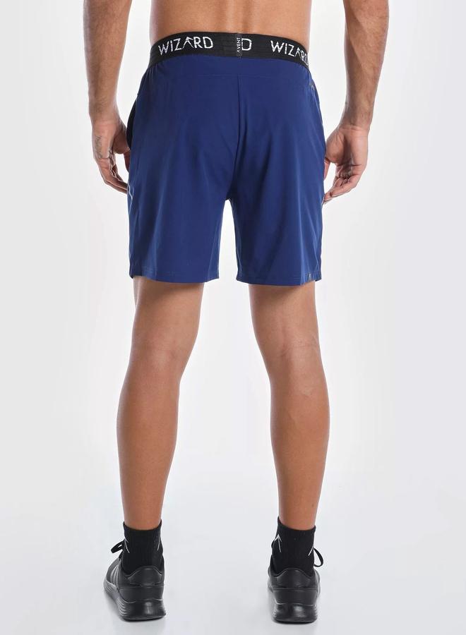 Wizard Men Blue Performance Shorts - Image 2