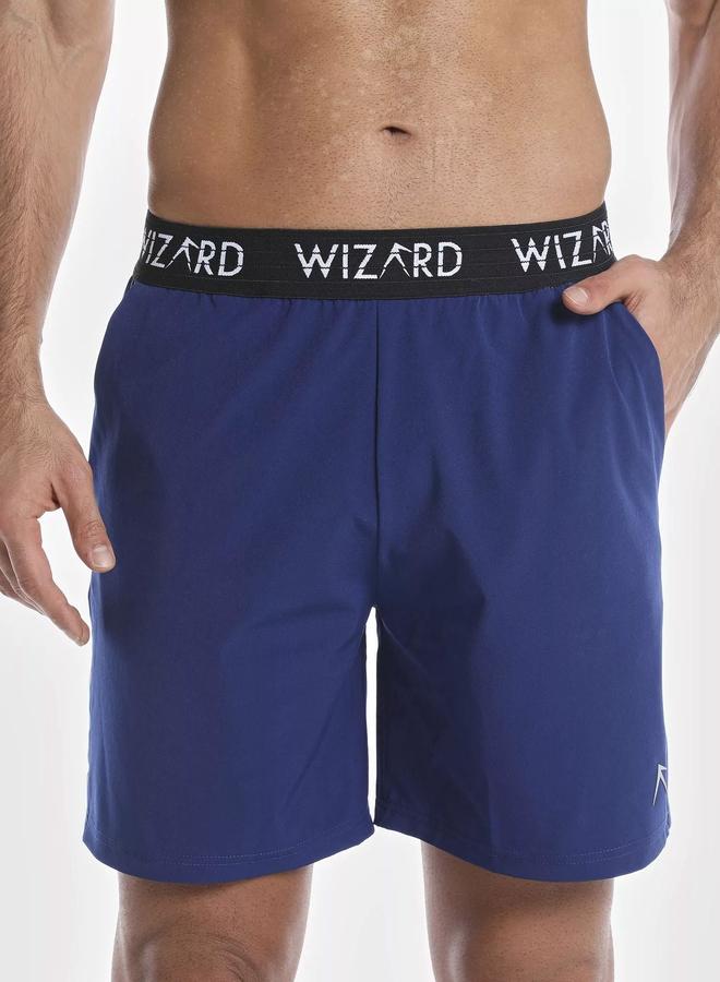 Wizard Men Blue Performance Shorts - Image 4