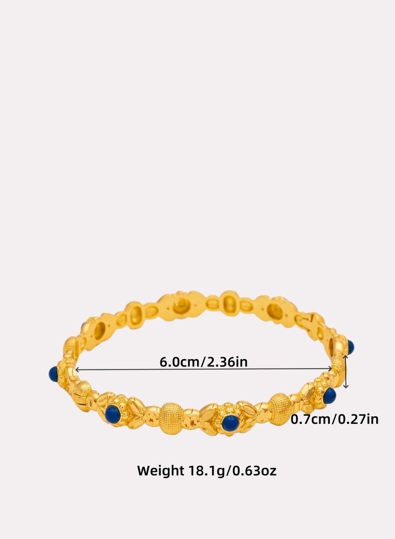 FASHION Sapphire Cute Rabbit Carving Pattern Bracelet, Women's High End Eco Friendly Copper Fashion Bracelet - Image 2