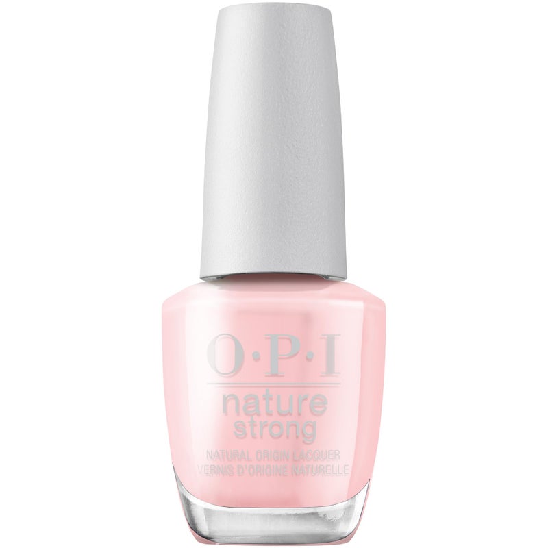 OPI Nature Strong Natural Origin Nail Polish | Sheer Light Pink Nude Neutral CrÃ¨me Eco-Friendly Nail Polish | Plant Based, Vegan, Cruelty Free - Image 1