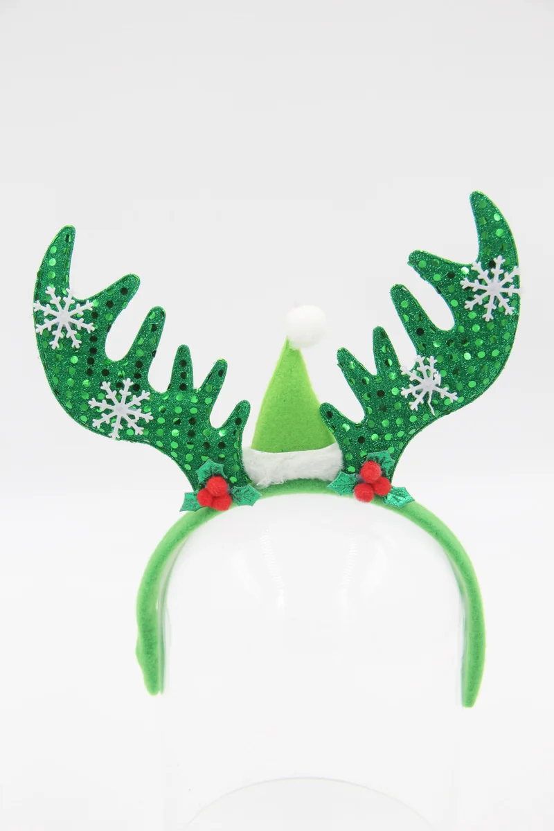 D'Daniela 8 Pieces Reindeer Xmas Headbands Set