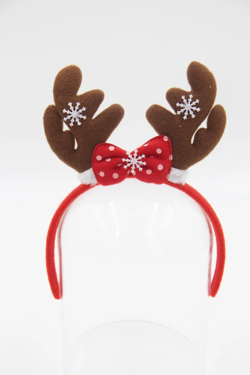 D'Daniela 8 Pieces Reindeer Xmas Headbands Set