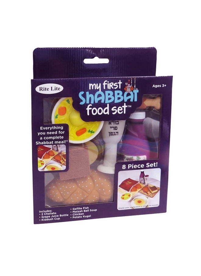Rite Lite - My First Shabbat Food Set Shabbat Gift Set For Kids Jewish Kids Gift Judaica Pretend Play Fun & Educational Shabbat Bulk Gift Set - Image 1