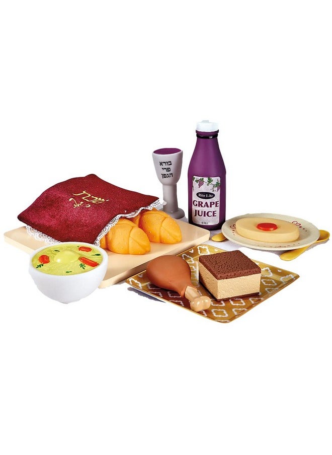 Rite Lite - My First Shabbat Food Set Shabbat Gift Set For Kids Jewish Kids Gift Judaica Pretend Play Fun & Educational Shabbat Bulk Gift Set - Image 1