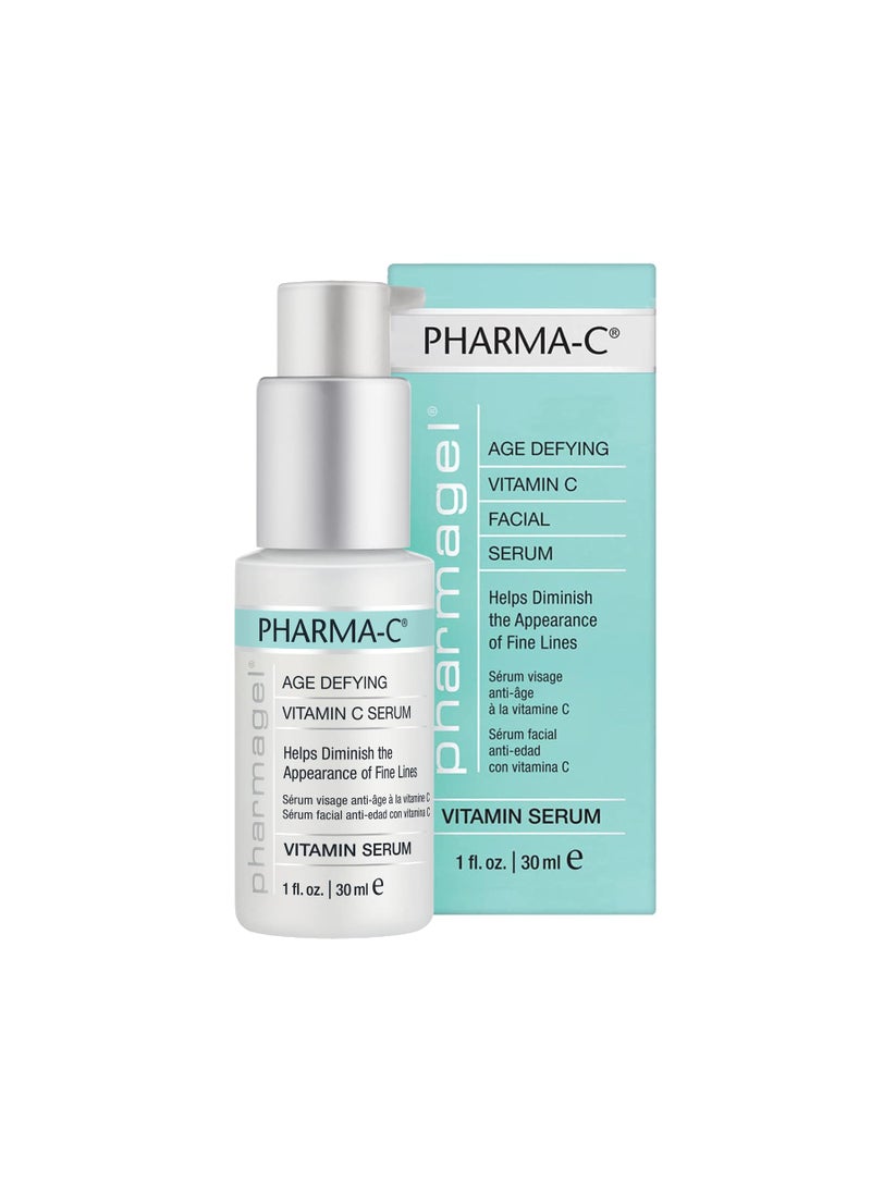 Pharmagel - Pharmagel Pharma-C Vitamin Serum | Age Defying Facial Serum | Anti-Wrinkle Face Serum | Age Spot Remover for Face - 1 oz - Image 1