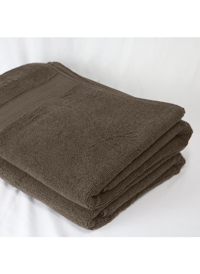 2 Piece Bathroom Towel Set BRAVO 550 GSM 100% Combed Cotton Terry 2 Bath Towel 70X140 cm Gentle Touch Extremely Absorbent Every Day Use Chocolate Brown - pzsku/ZB32E77555F2373C871D3Z/45/_/1697099393/8271e610-ca37-4e8e-87a3-fb41a8450cf3