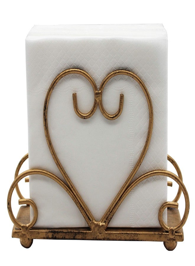 Owlgift (Bronze) - Metal Table Napkin Holder Freestanding Tissue Dispenser, Bronze - Image 4