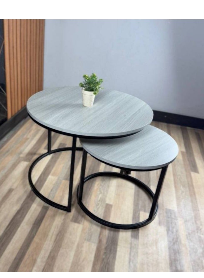 طاولة قهوة معدنية - Image 4