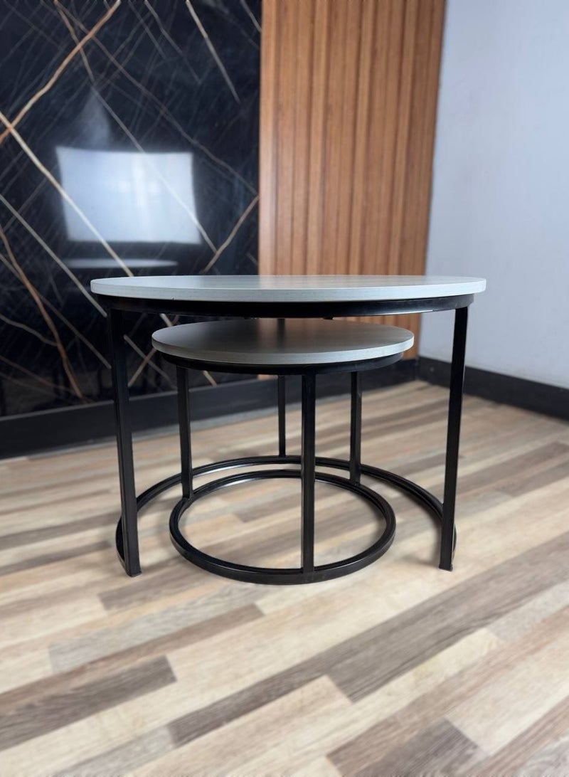 طاولة قهوة معدنية - Image 2
