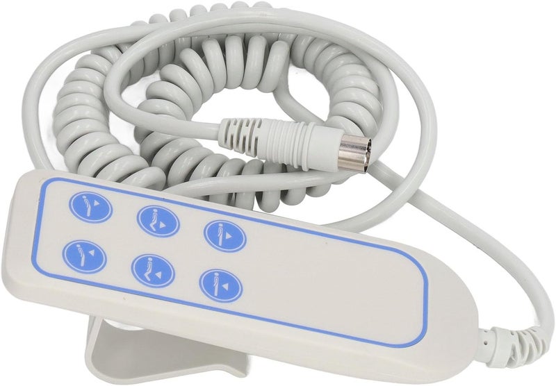 Lifting Bed Controller, Electric PVC IP66 Hand Control with Hook Design for Smart Home Hospital Lifting Table Recliner - Image 1