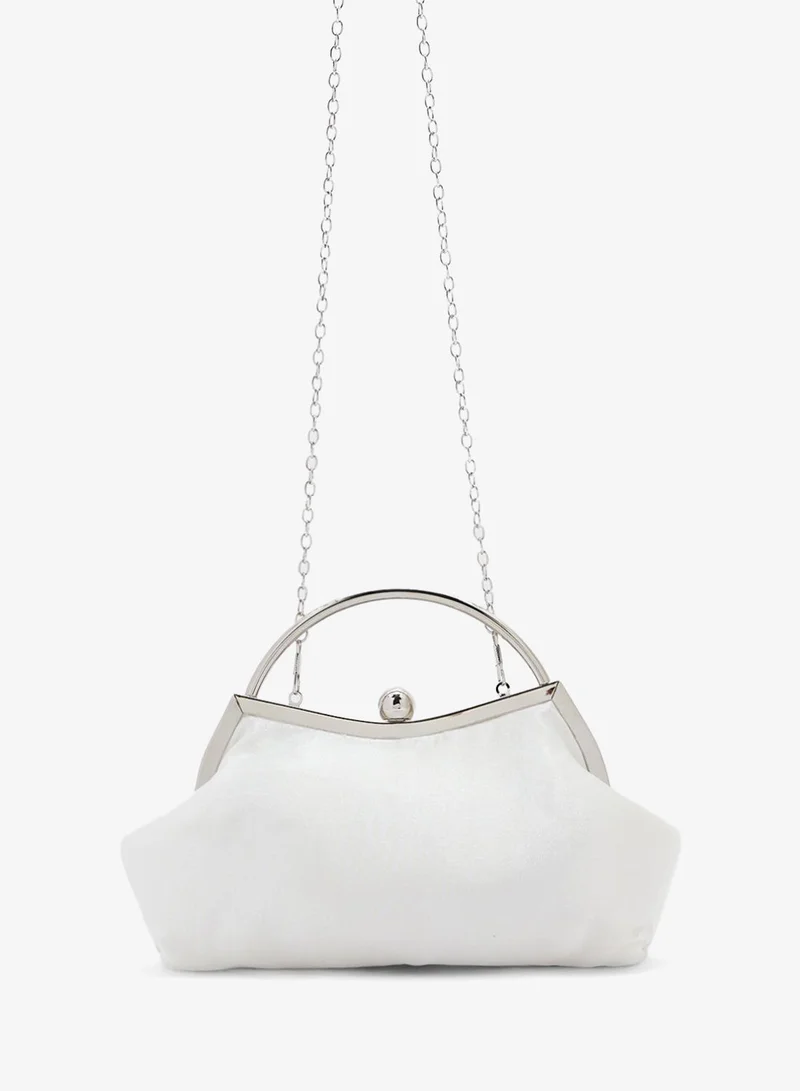 Ginger Boutique CREAM Oversized Floral Clutch Bag for Women | Best Price UAE
