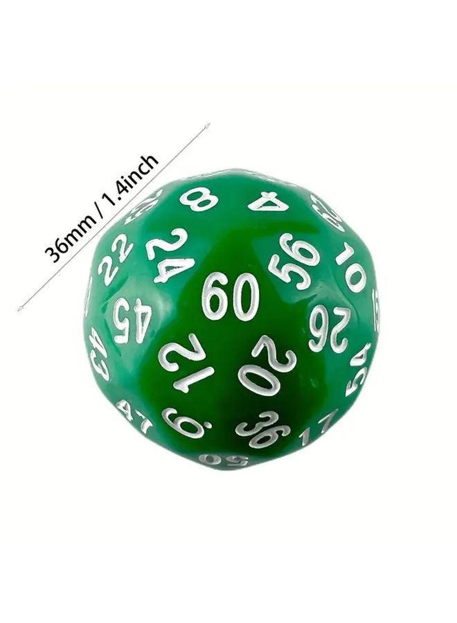 بلاك دورميا D60 36مم نرد أكريليك بأنماط رياضية لألعاب الطاولة والتدريس الرياضي - Image 3