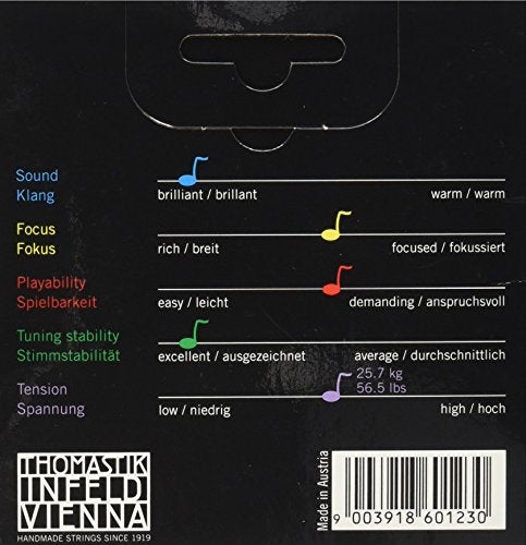 Thomastik-Infeld مجموعة أوتار الكمان توماسيتك-إنفيلد 584/4 بدقة، 4 - Image 2