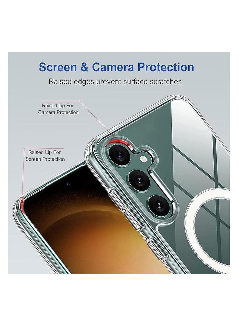 TWEGGON Samsung S25 Plus Case, Protection Clear Magsafe Case for Samsung Galaxy S25 Plus  - Image 3