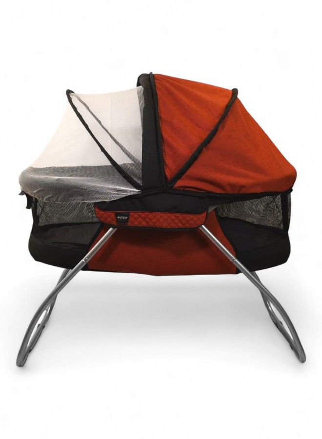 Petit bebe Baby Cot Bed Premium, Dark red - Image 2