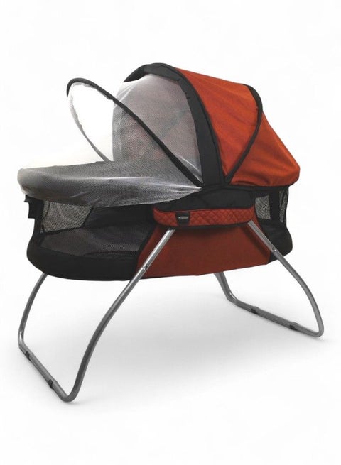 Baby Cot Bed Premium, Dark red