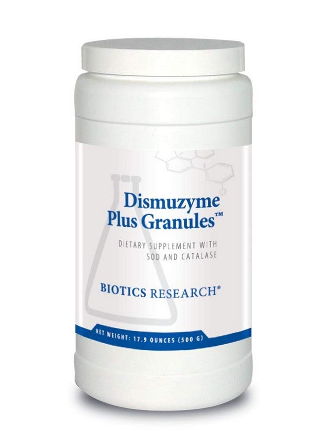 BIOTICS Research Dismuzyme Plus Granules Sod 1200 Catalase High Antioxidant Activity Supports Immune System Healthy Inflammatory Pathways. Contains: 17.9 Ounces 500 Grams 62 Servings - Image 1