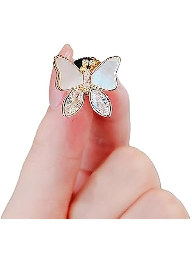 Small Brooch Bow Anti-Walking Brooch high-Grade Chest no-sew Shirt Anti-Walking Buckle Hundred Match pins for Backpacks Bags Jackets Hoodies Hats-71# - Image 1