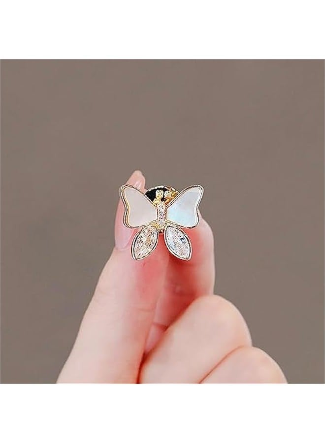 Small Brooch Bow Anti-Walking Brooch high-Grade Chest no-sew Shirt Anti-Walking Buckle Hundred Match pins for Backpacks Bags Jackets Hoodies Hats-71# - Image 2