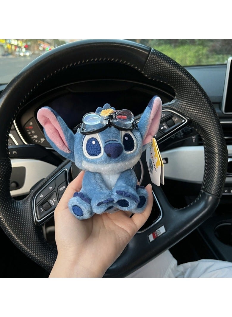 general Cartoon Plush Stitch Car Pocket Car Decoration is easy to fix and instantly light up the interior space - Image 2