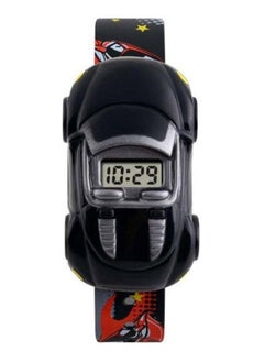 Kids' Plastic Car Pattern Digital Watch SKM-1241