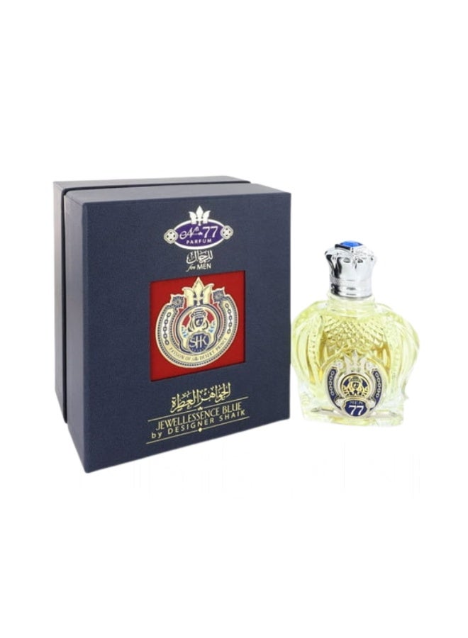 Shaik Opulent Blue No.77 Eau de Parfum for Men – 100ml - Image 3