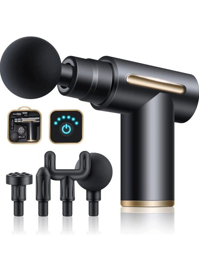 Multicolor Electric Muscle Relaxation Fascial Massage Gun - Mini Massage Gun Deep Fascia Massager - Massage - Image 5