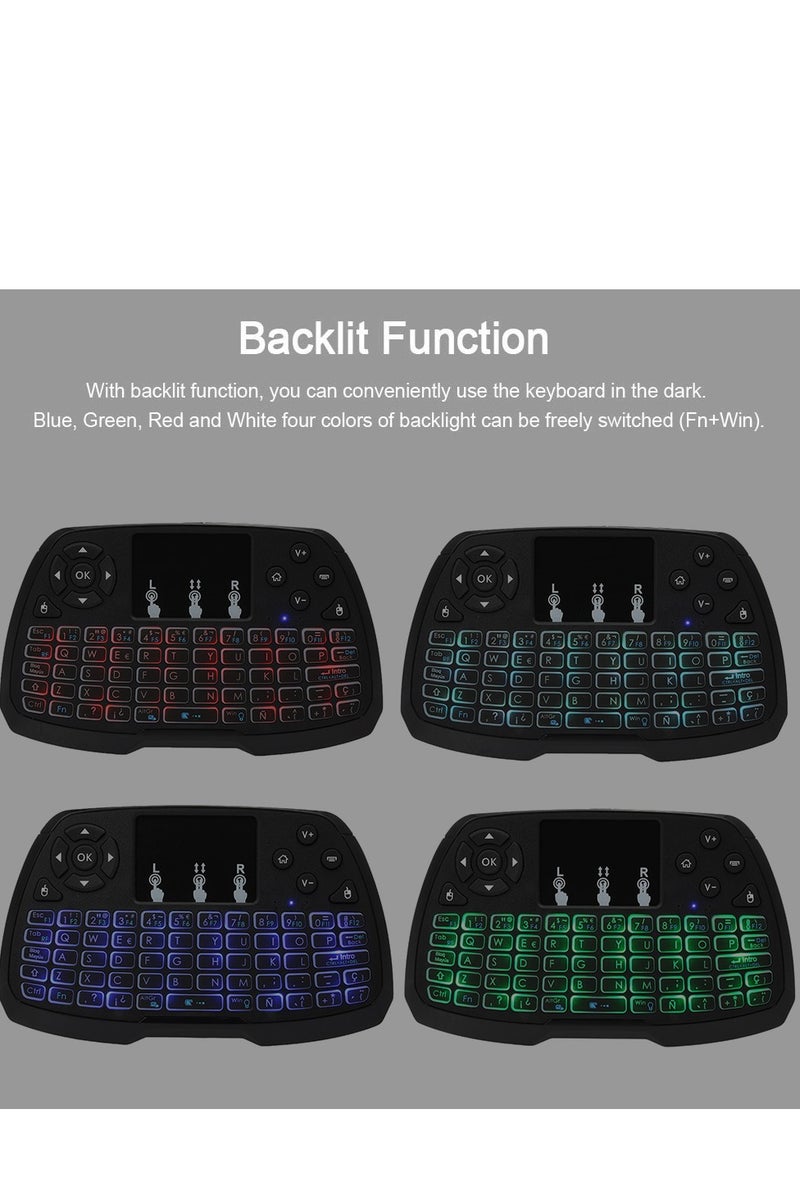 Backlit 2.4GHz Wireless Keyboard with Touchpad - Spanish - Image 3