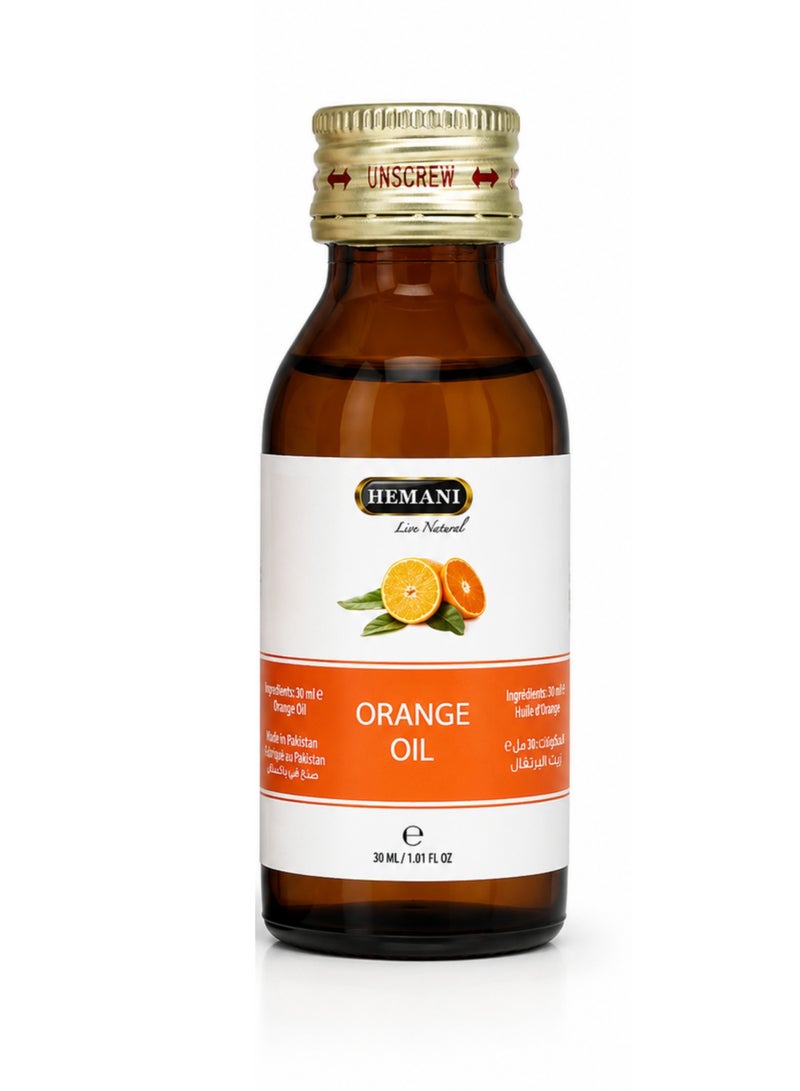 HEMANI Orange Oil 30ML – 100% Natural Orange  Oil for Aromatherapy, Massage & Skin Care | Pure Zait Al Bortoqal / Huile d’Orange - Image 5