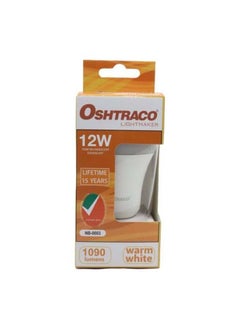 OSHTRACO Oshtraco 12W LED Bulb E27 Warm White  - Image 1