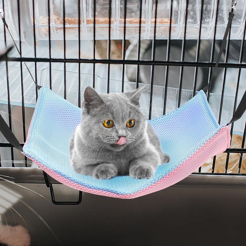 LIOOBO Cat Hammock Kitten Hammock Hanging Pet Bed Breathable Mesh Double-Sided for Cage Use Indoor Cats - Image 5