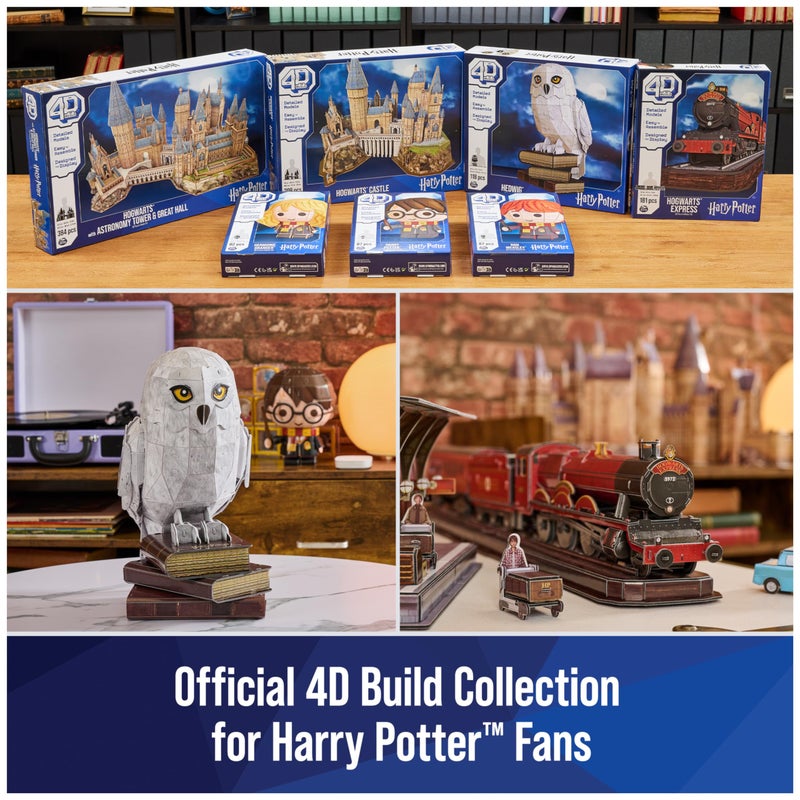 4D Build, Harry Potter Hogwarts Castle 3D Model Kit, Harry Potter Collectibles & Desk Decor, Adult Puzzle, Building Toys, 209 Pieces, 3D Puzzles, Gift Ideas for Ages 12 & Up - Image 5