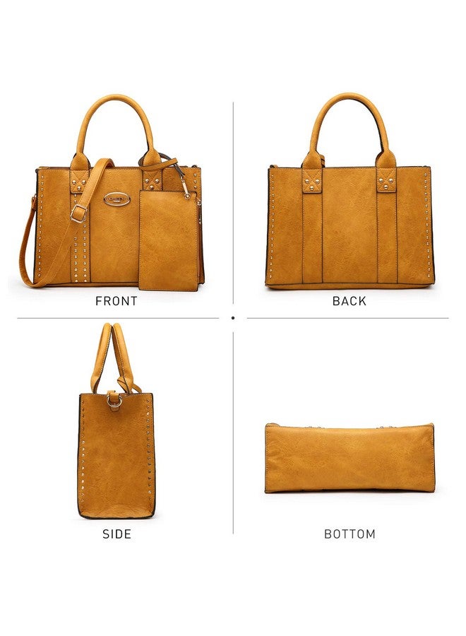 DASEIN Dasein Purses Handbags for Women Tote Wallet Set Top Handle Satchel Shoulder Hobo Bag 3pcs - Image 2